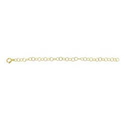 Alargador Collar Plata Dorada