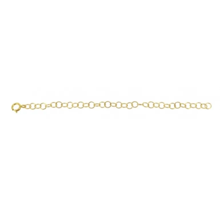 Alargador Collar Plata Dorada
