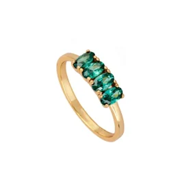 Anillo Afrodita Plata Dorada
