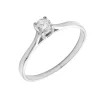 Anillo Amour Diamante 0,16ct Oro Blanco 18K