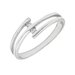 Anillo Ann Diamantes 0,03ct G-VS Oro Blanco 18K