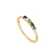 Anillo Atenea Plata Dorada
