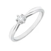 Anillo Attract Diamante 0,10ct G-VS Oro Blanco 18K