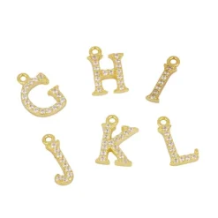 Anillo Basic Letter Plata Dorada