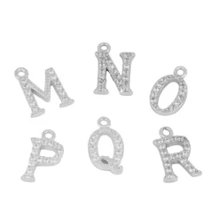 Anillo Basic Letter Plata