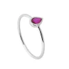 Anillo Belisa Pink Plata