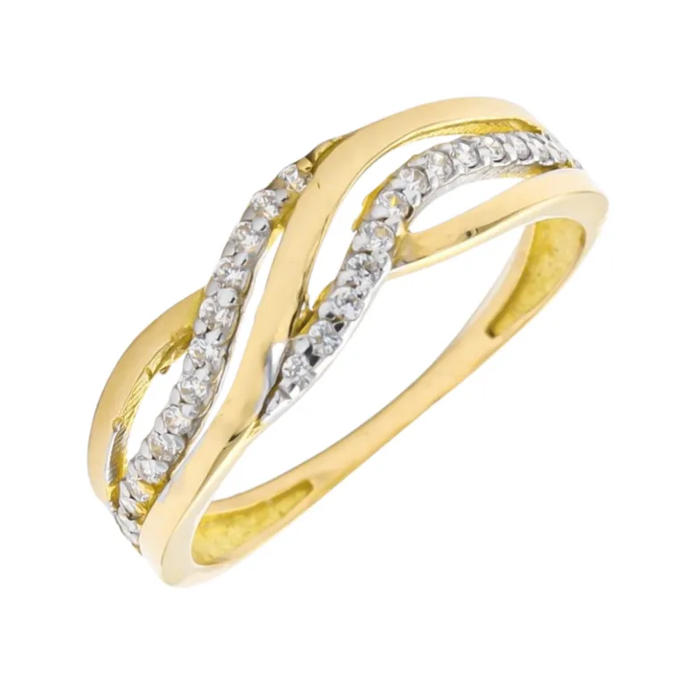 Anillo Blaze Oro Bicolor 18K