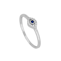 Anillo Blue Eye Plata