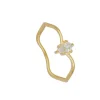Anillo Bonnie Plata Dorada