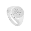 Anillo Brújula Plata