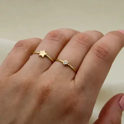 Anillo Chatón Oro 18K