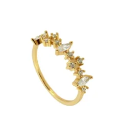 Anillo Claire Plata Dorada