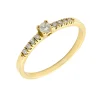 Anillo Dafne Diamantes 0,22ct Oro 18K