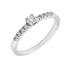 Anillo Dafne Diamantes 0,22ct DF-VS1 Oro Blanco 18K