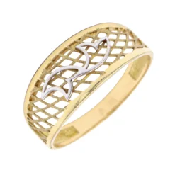 Anillo Delfi Oro Bicolor 18K