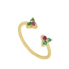 Anillo Doble Snow Colore Plata Dorada