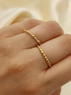 Anillo Dots Oro 18K