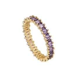 Anillo Dulce Lila Pata Dorada