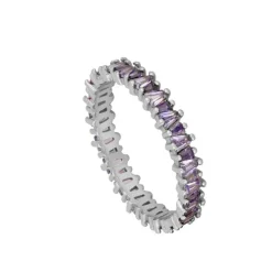 Anillo Dulce Lila Plata