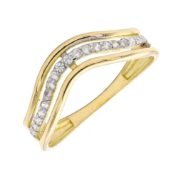 Anillo Eleine Oro Bicolor 18K