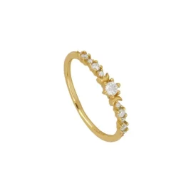 Anillo Emily Plata Dorada