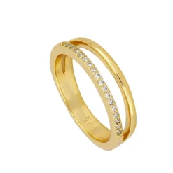 Anillo Ilse Plata Dorada