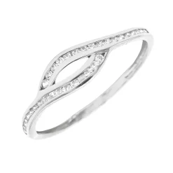 Anillo Ivet Oro Blanco 18K