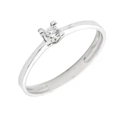 Anillo Ivy Diamante 0,10ct Oro Blanco 18K