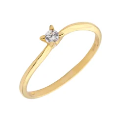 Anillo Izel Diamante 0,063ct Oro 18K