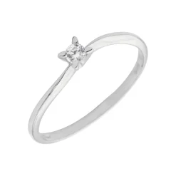 Anillo Izel Diamante 0,063ct Oro Blanco18K