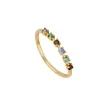 Anillo Jade Plata Dorada