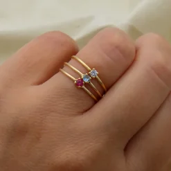 Anillo Kai Red Oro 18K