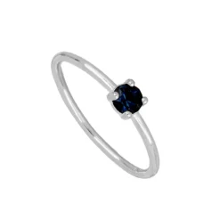 Anillo Kalei Blue Plata