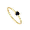 Anillo Kalei Blue Plata Dorada
