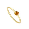 Anillo Kalei Champagne Plata Dorada