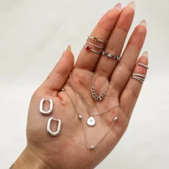 Anillo Kalei Champagne Plata