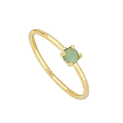 Anillo Kalei Opal Plata Dorada