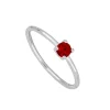 Anillo Kalei Red Plata