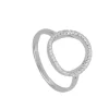 Anillo Karma Circonitas Plata