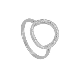 Anillo Karma Circonitas Plata