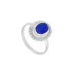 Anillo Kin Blue Plata