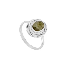 Anillo Kin Labradorita Plata