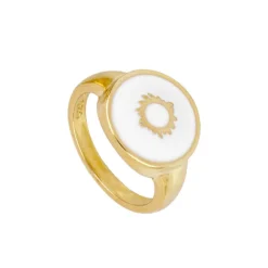 Anillo Kin Plata Dorada