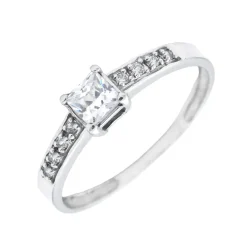 Anillo Laila Oro Blanco 18K