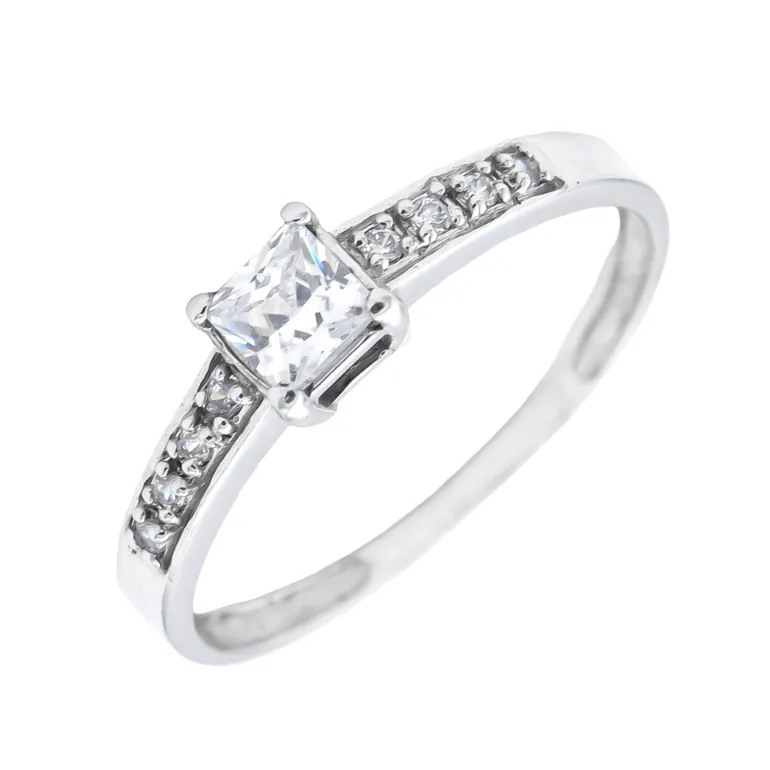 Anillo Laila Oro Blanco 18K