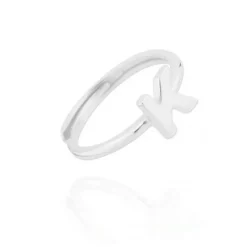 Anillo Letra Plata