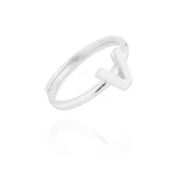 Anillo Letra Plata