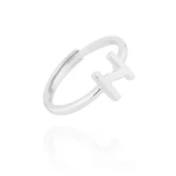 Anillo Letra Plata