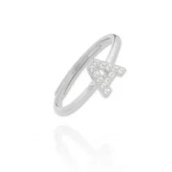 Anillo Letter Plata