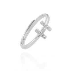 Anillo Letter Plata